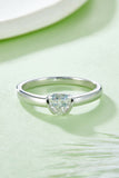 Moissanite 925 Sterling Silver Solitaire Ring - Flyclothing LLC