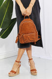 SHOMICO Certainly Chic Faux Leather Woven Backpack - Flyclothing LLC