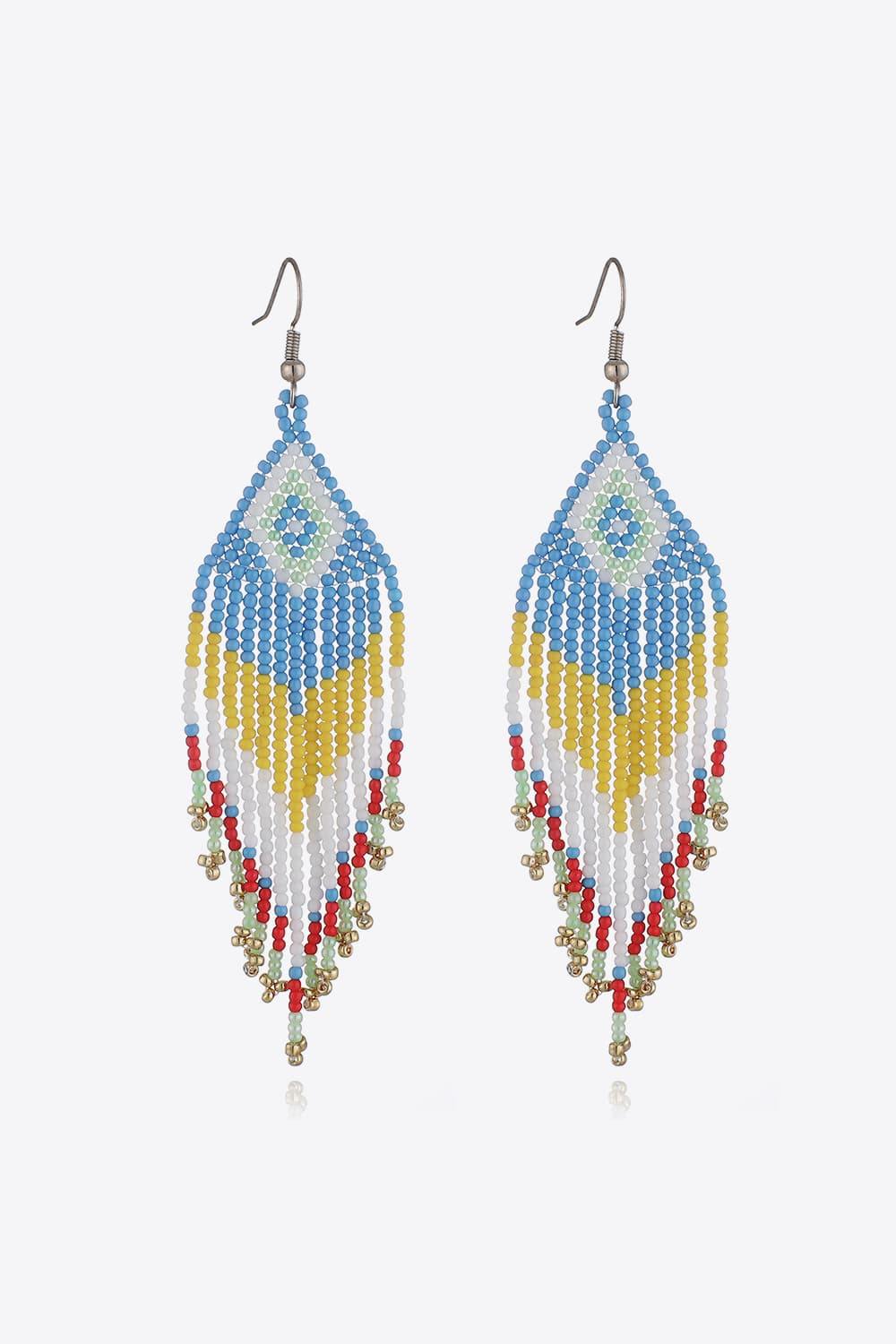 Beaded Dangle Earrings - Trendsi