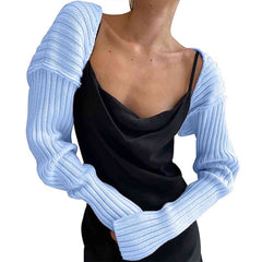 Long Sleeve Knit Bolero - Flyclothing LLC