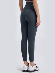 Wide Waistband Sports Leggings - Flyclothing LLC