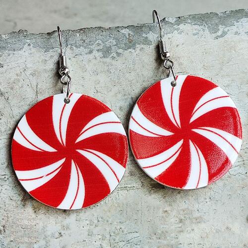 Christmas Themed Acrylic Dangle Earrings - Flyclothing LLC