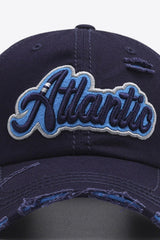 ATLANTIC Graphic Distressed Baseball Cap - Flyclothing LLC