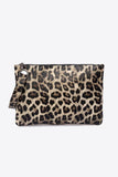 Leopard PU Leather Clutch - Trendsi