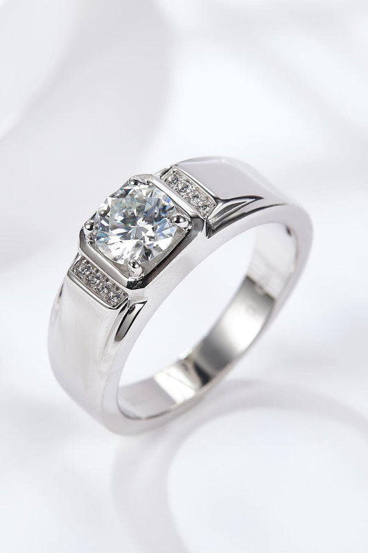 From The Heart 1 Carat Moissanite Ring - Flyclothing LLC