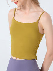 Ruched Sports Cami - Flyclothing LLC