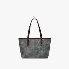 PU Leather Tote Bag - Trendsi