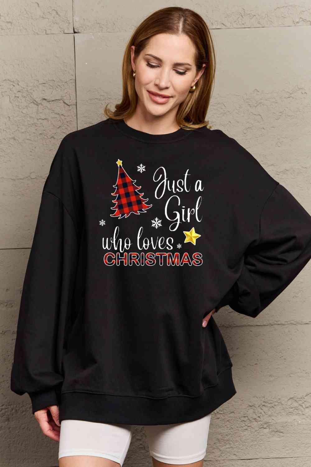 Simply Love Full Size Graphic Sweatshirt