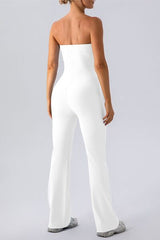 Sleeveless Straight Active Jumpsuit - Flyclothing LLC