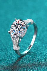 Unpredictable Day 3 Carat Moissanite Ring - Flyclothing LLC