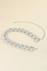 1.2" Width Acrylic Curb Chain Belt - Flyclothing LLC