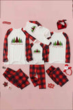 MERRY CHRISTMAS Graphic Top and Plaid Pants Set - Flyclothing LLC