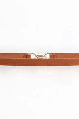 Alloy Buckle Elastic Belt - Trendsi