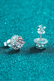 2 Carat Moissanite 925 Sterling Silver Stud Earrings - Flyclothing LLC