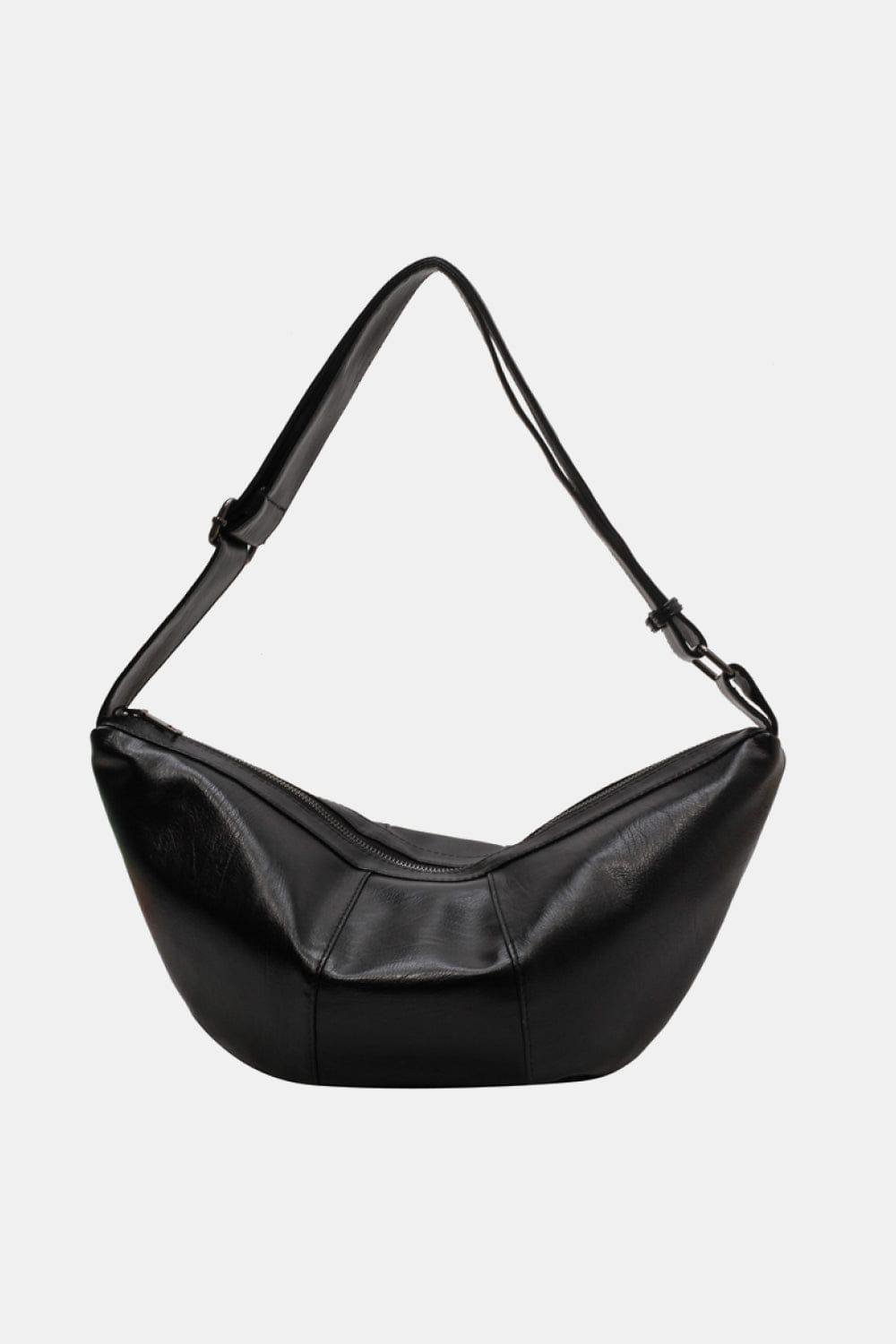 PU Leather Sling Bag - Trendsi