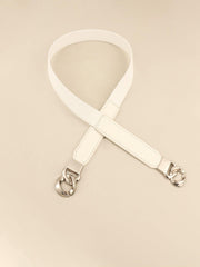 Zinc Alloy Buckle Elastic PU Belt - Flyclothing LLC