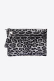 Leopard PU Leather Clutch - Trendsi