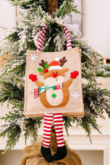 4-Pack Christmas Gnome Graphic Striped Gift Bag - Flyclothing LLC