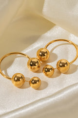 Stainless Steel Ball Earrings - Flyclothing LLC