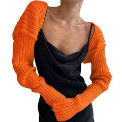 Long Sleeve Knit Bolero - Flyclothing LLC