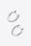 Moissanite 925 Sterling Silver Huggie Earrings - Flyclothing LLC