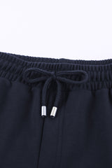 Drawstring Waist Cuffed Shorts - Flyclothing LLC