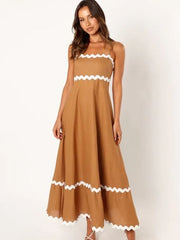 Spaghetti Strap Maxi Dress - Flyclothing LLC