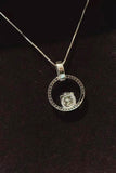 1 Carat Moissanite 925 Sterling Silver Necklace - Flyclothing LLC