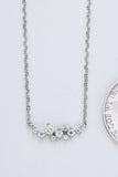 Get A Move On Moissanite Pendant Chain Necklace - Flyclothing LLC