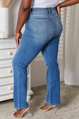 Judy Blue Full Size Bootcut Jeans with Pockets - Flyclothing LLC