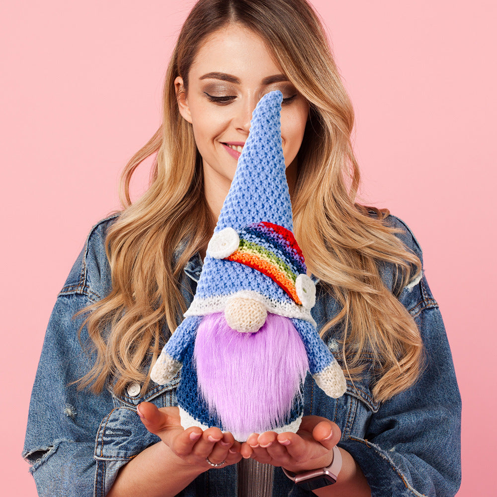 Two-Piece Rainbow Stripe Gnomes - Flyclothing LLC