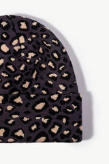 Leopard Pattern Cuffed Beanie - Trendsi