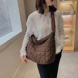 Large Quilted Shoulder Bag - Flyclothing LLC