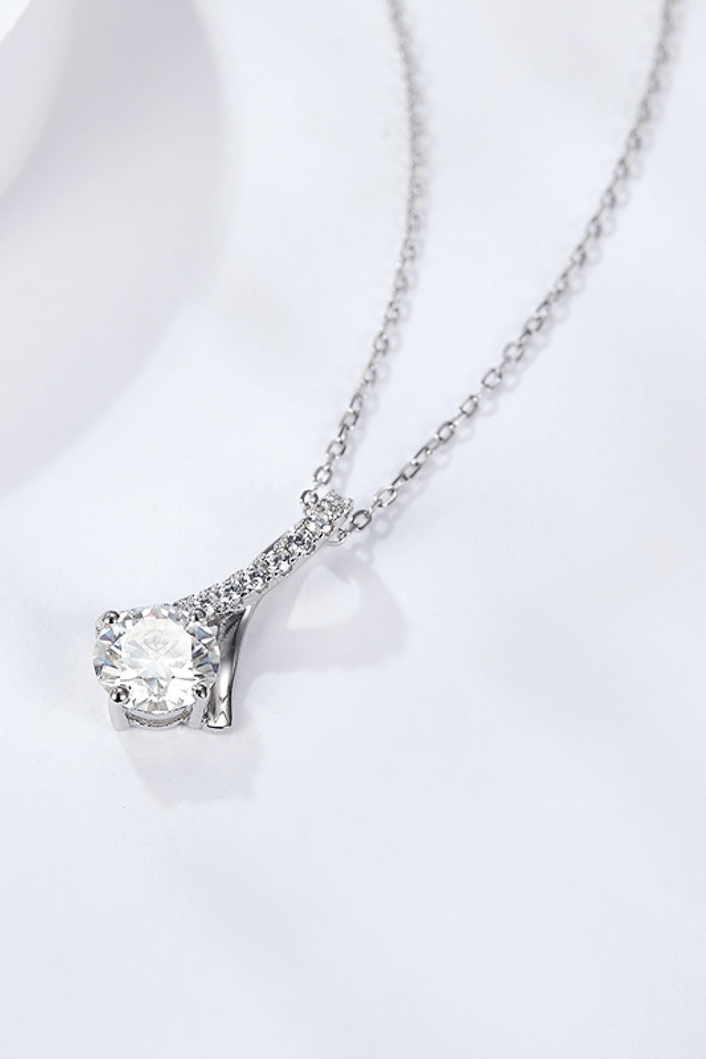 Special Occasion 1 Carat Moissanite Pendant Necklace - Flyclothing LLC