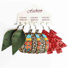 PU Earrings Set - Flyclothing LLC