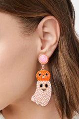 Halloween Ghost Shape Dangle Earrings - Flyclothing LLC