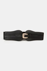 Wide Elastic Belt with Alloy Buckle - Flyclothing LLC