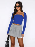 Cutout Raglan Sleeve Bolero and Tube Top - Flyclothing LLC