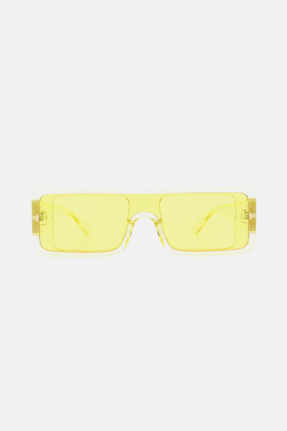 Polycarbonate Frame Rectangle Sunglasses - Flyclothing LLC