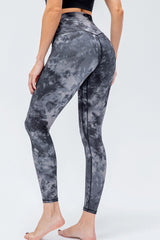 Wide Waistband Slim Fit Active Leggings - Flyclothing LLC