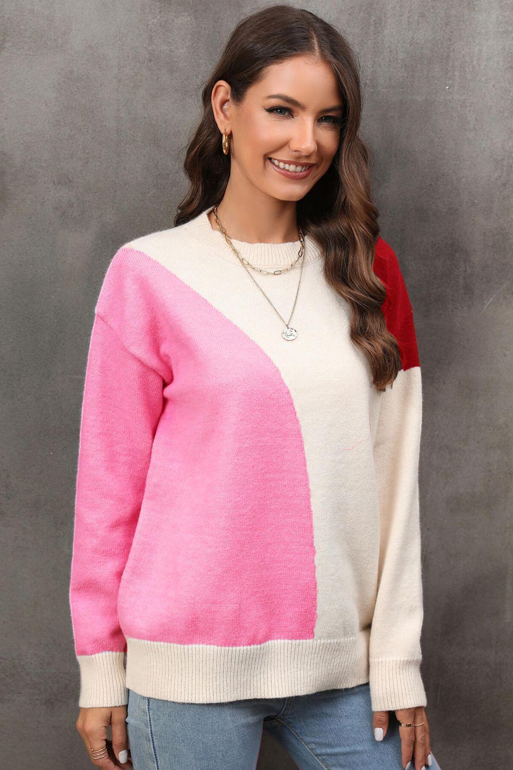 Fuchsia, Navy, + White Perfection: Pink Blush Boutique Colorblock