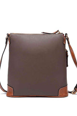 PU Leather Crossbody Bag - Trendsi