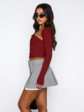 Cutout Raglan Sleeve Bolero and Tube Top - Flyclothing LLC