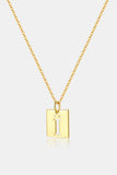 Cutout Rectangle Pendant Necklace - Flyclothing LLC