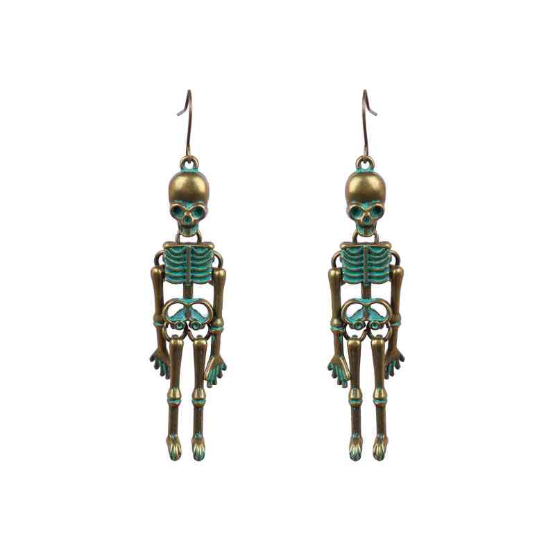 Skeleton Alloy Earrings - Flyclothing LLC