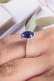 2 Carat Moissanite Pigeon Egg Ring - Flyclothing LLC