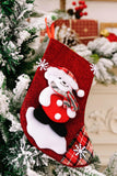 4-Pack Snowflake Christmas Stocking Hanging Widgets - Flyclothing LLC