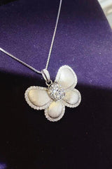 1 Carat Moissanite Butterfly Pendant Necklace - Flyclothing LLC