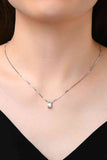 Moissanite 925 Sterling Silver Necklace - Flyclothing LLC