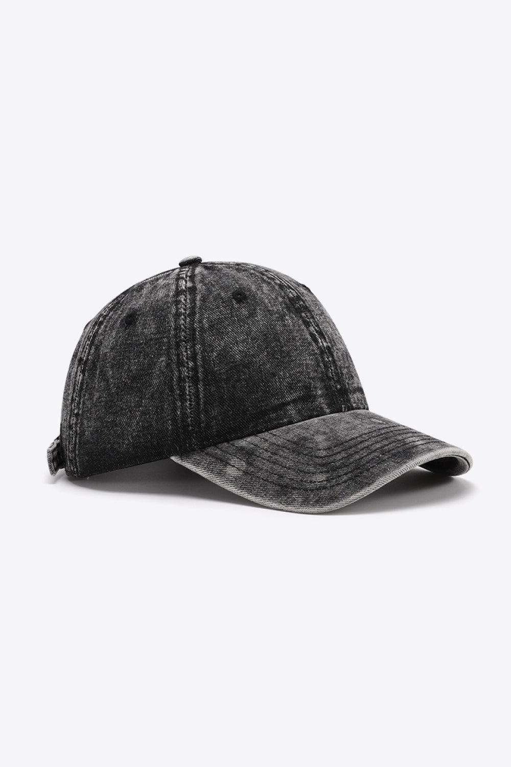 Plain Adjustable Baseball Cap - Flyclothing LLC